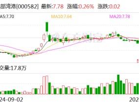 北部湾港：11月完成货物吞吐量2939.87万吨 同比增长8.56%